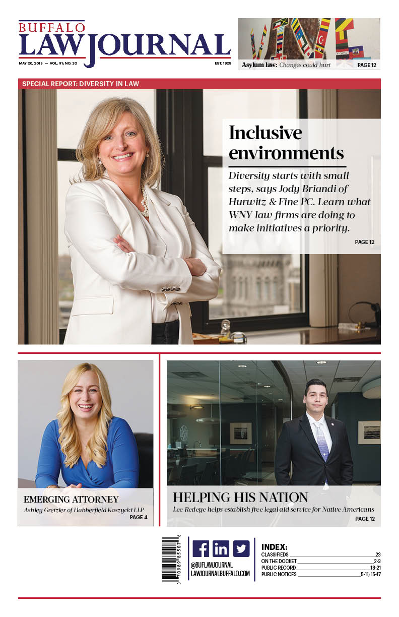 Jody Briandi Featured in Buffalo Law Journal Hurwitz Fine P.C.